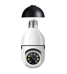 خرید دوربین مداربسته لامپی چرخشی 360 درجه سیمکارتی