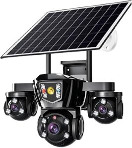 خرید دوربین مداربسته بدون برق شارژی خورشیدی برای ویلا